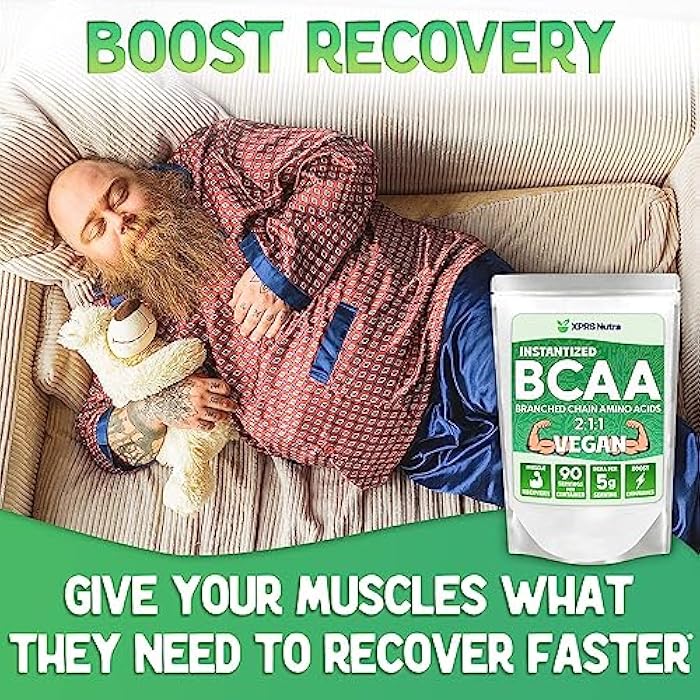 XPRS Nutra BCAA Powder - Amino Acids Supplement for Men - Unflavored BCAA Workout Supplements - Gym Supplements for Men - Amino Acids Supplement for Women for Gym Post Workout Recovery (2 Pounds) - Image 4