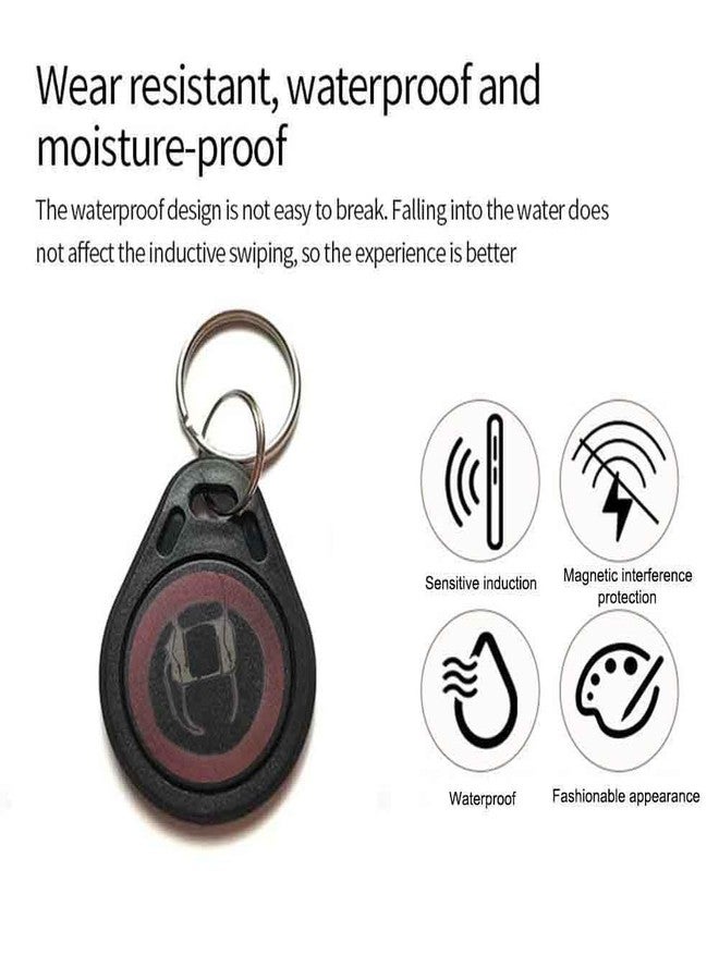 ARICEAN 10 PCS 13.56 MHz UID Writable Rewritable Clone IC Smart Key Fobs, Compatible with MIFARE Classic 1K, RFID Blank Tag for Access Control Key Tag Rewritable - Image 4