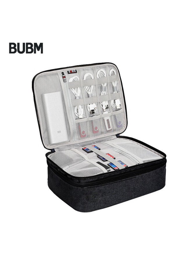 Bubm Cable Storage Pouch For Laptop, Charger, Mouse, Power Bank, Usb Drive, And Hard Drive Protection Case - Image 2