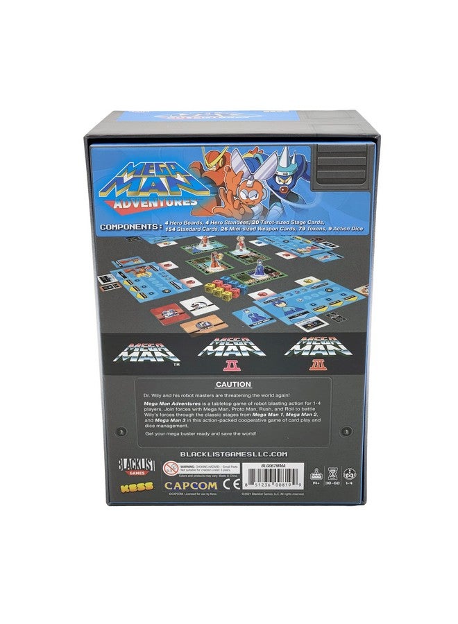 Kess Mega Man - Adventure Board Game by KESS for Players 1-4, Indoor Fun, Ages 14 and Up, Action Themed Game for Adults and Teens, Average Playtime 45 Mins, Cooperative Strategy Board Games - Image 2