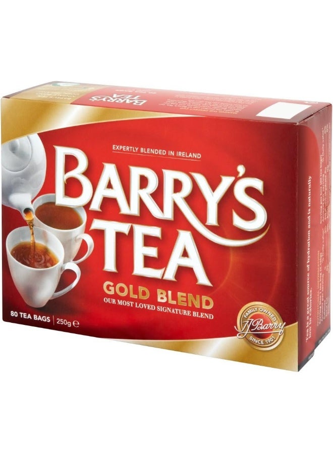Barry's Tea Gold Blend, 80 Count (Pack of 2)