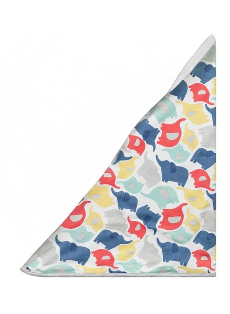 MINOTI Baby Blanket with Allover Print and Double-Sided Design - Image 3