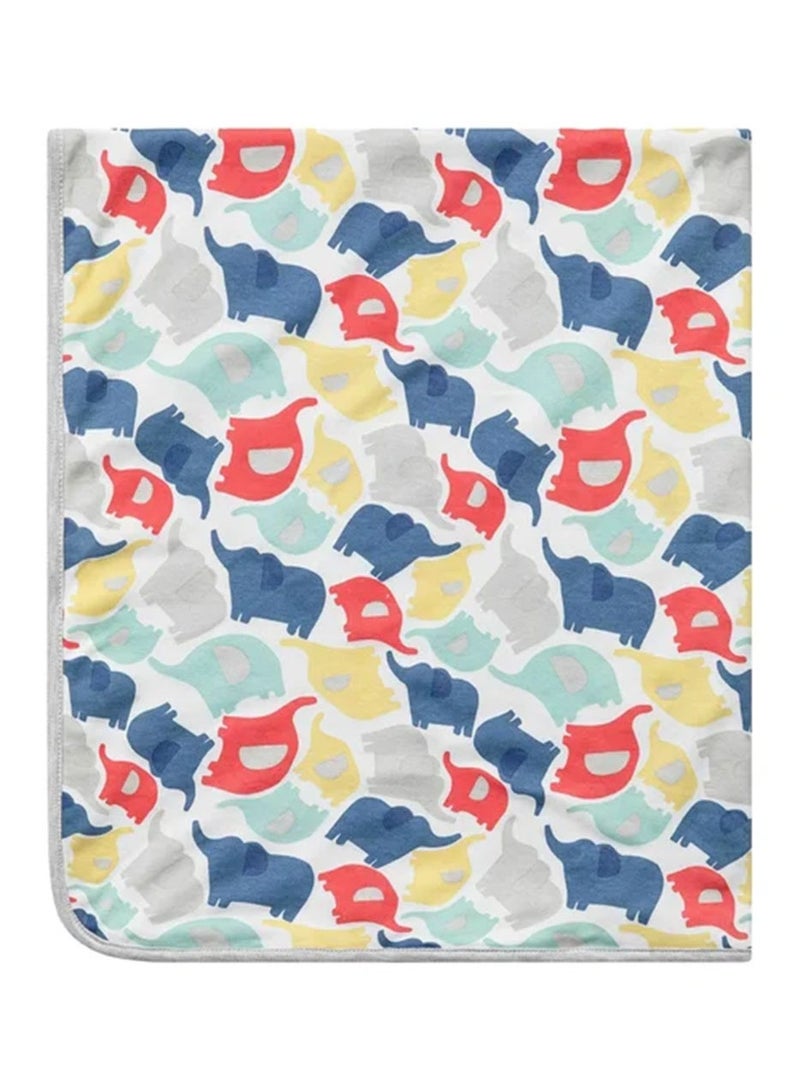 MINOTI Baby Blanket with Allover Print and Double-Sided Design - Image 2