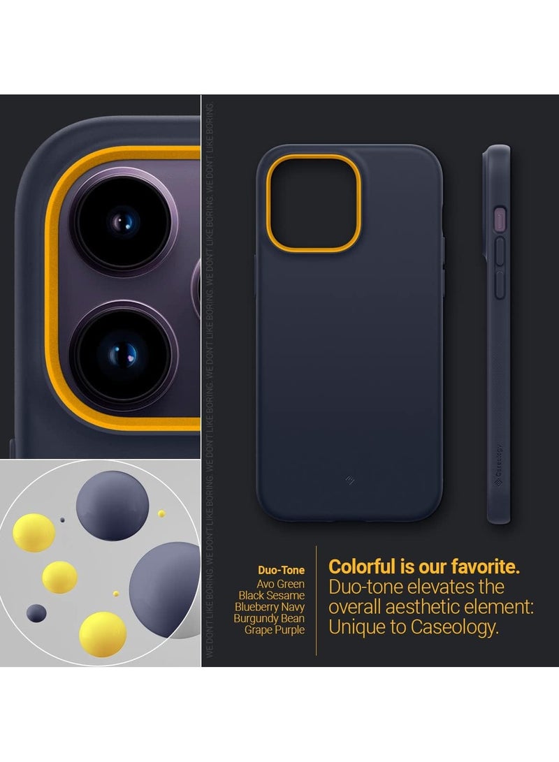 Caseology غطاء هاتف آيفون 14 برو ماكس ماغسيف - توت أزرق داكن - Image 3