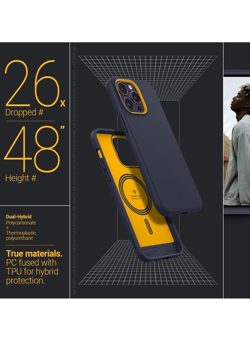 Caseology غطاء هاتف آيفون 14 برو ماكس ماغسيف - توت أزرق داكن - Image 4