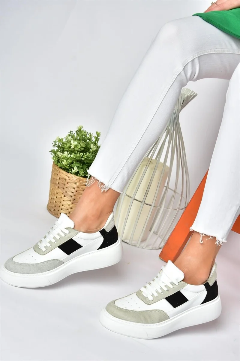 فوكس شوز P274048809 White/black Casual Women's Sports Shoes Sneakers