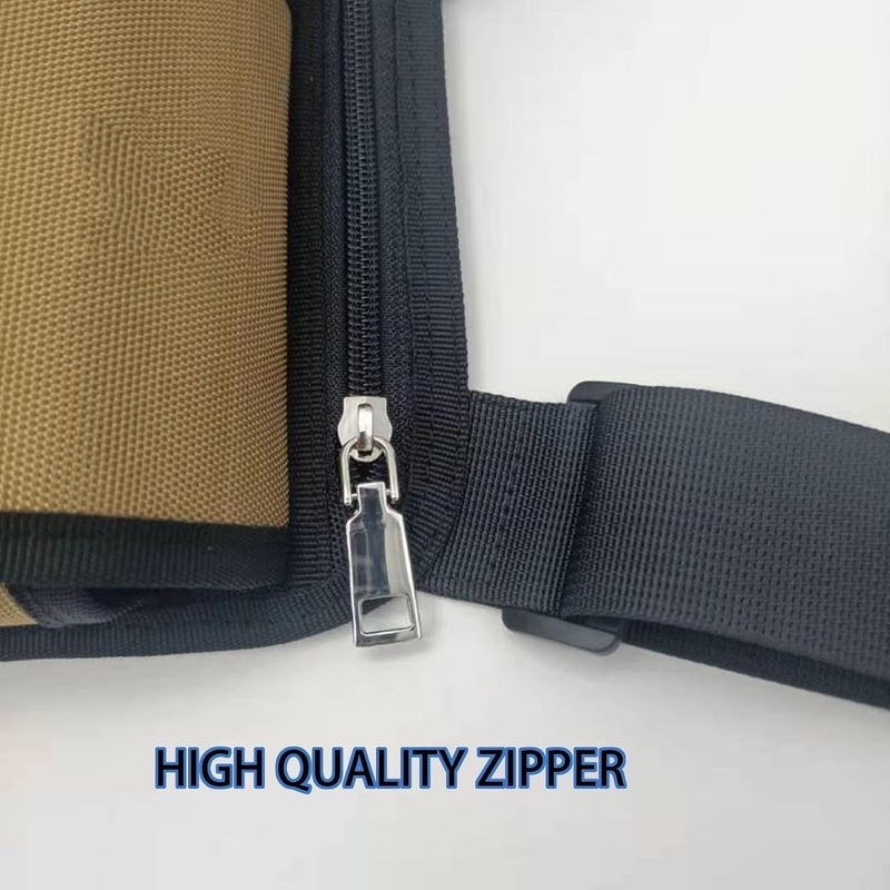 klarako Shoulder Bags With Water Bottle Holder,Water Bottle Carrier Bag with Adjustable Shoulder Strap, Outdoor Multifunctional Water Bottle Shoulder Bag klarakoger Bag Waist Bag (Red) - Image 4