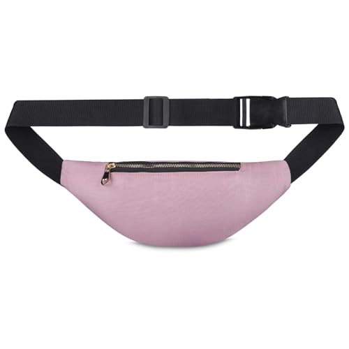 KUKLAR Waist Bag for Men and Women - Travel Fanny Pack, Mobile and Money Bag (Pink) - Image 2