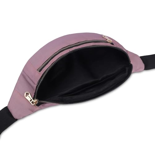 KUKLAR Waist Bag for Men and Women - Travel Fanny Pack, Mobile and Money Bag (Pink) - Image 4