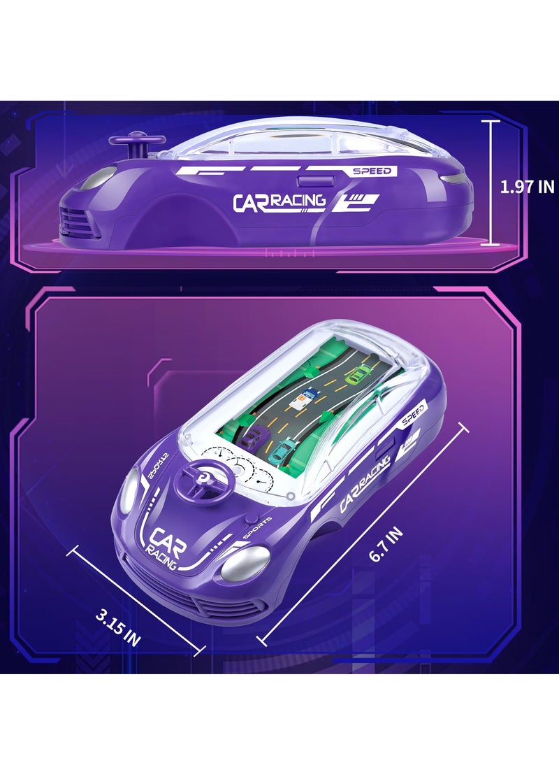 Handheld Car Racing Game for Kids, Simulation Racing Car Game Machine, Console Brain Game Thinking Training Large Screen, Exercise Hand-Eye Coordination for Children - Image 4