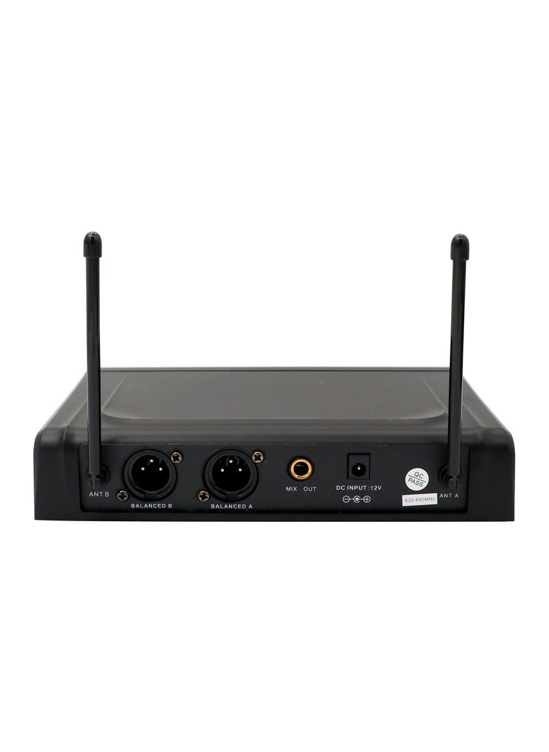 TRONIX TU5080 Dual Wireless Handheld Microphone System 2 Pieces Set
