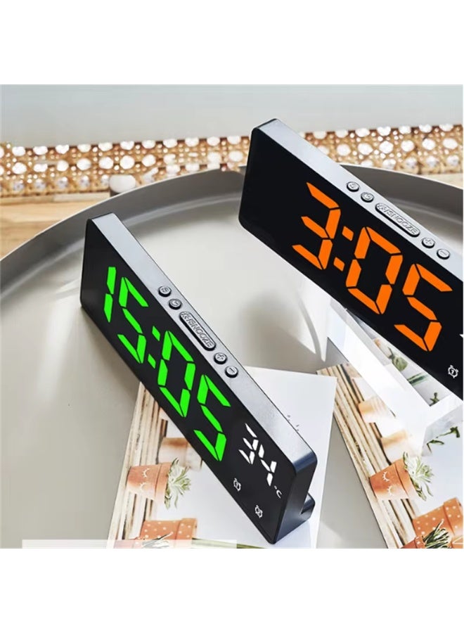 ساعة رقمية مرآة LED متعددة الوظائف - Image 2