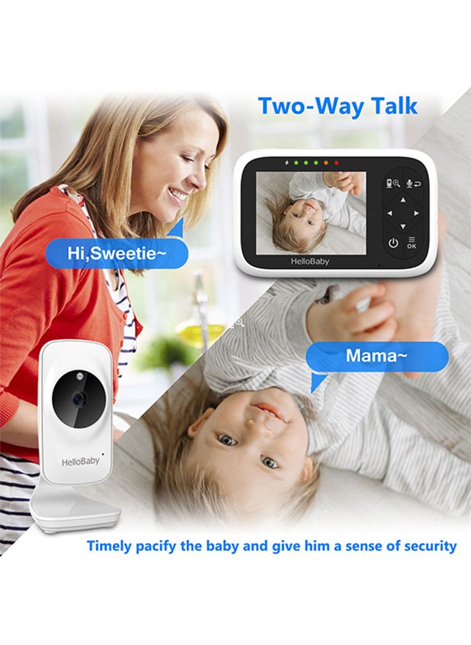 Hellobaby - 3.2 Inches LCD Digital Video Baby Monitor With Night Vision, Two Way Talk, Vox Mode - Image 1