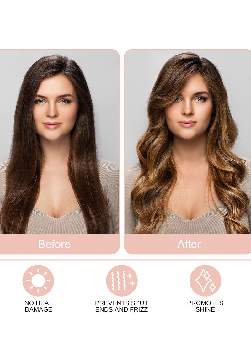 عام Heatless Curling Rod Headband,Long Heatless Curls Soft Hair Curlers to Sleep in Hair Rollers No Heat Curls,Hair Wrap Curls Styling Kit for Girls Long Hair Medium Hair - Image 3