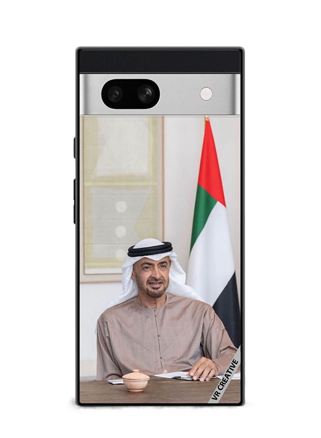 VR CREATIVE Protective Case Cover For Google Pixel 7a Sheikh Mohamed Bin Zayed Al Nahyan Design Multicolour - Image 1