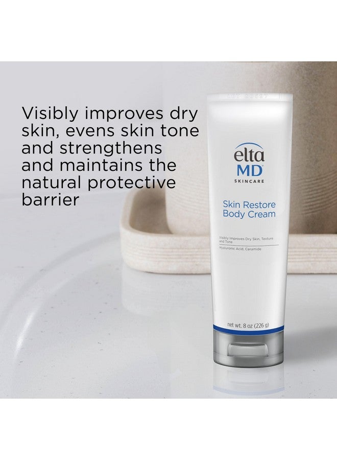 EltaMD Skin Restore Body Cream, Fragrance-Free Body Lotion for Women, Made with Hyaluronic Acid and Niacinamide, 8 oz Tube - Image 2