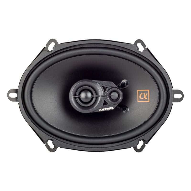 Alphasonik 1 Pair of NS683 Neuron Series 6x8/5x7 (360 Watts Max for The Pair) 180 Watts Max Per Speaker 3-Way Full-Range Car Audio Speaker with PEI Dome Tweeter Polypropylene Cone - Image 3