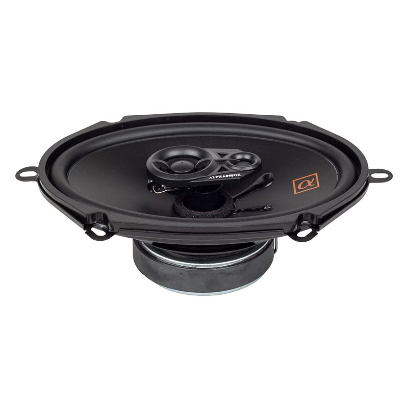 Alphasonik 1 Pair of NS683 Neuron Series 6x8/5x7 (360 Watts Max for The Pair) 180 Watts Max Per Speaker 3-Way Full-Range Car Audio Speaker with PEI Dome Tweeter Polypropylene Cone - Image 4