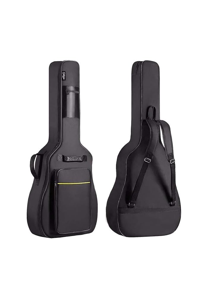MegArya 38 Inch Acoustic Guitar in Blue with Carrying Bag - Image 4