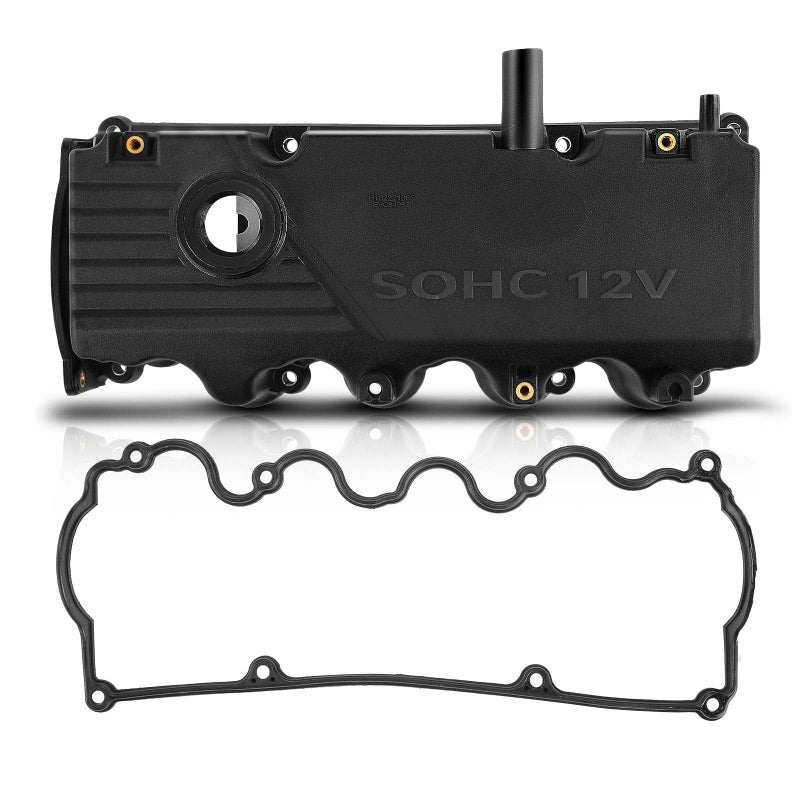 APremium Engine Valve Cover with Valve Cover Gasket Compatible with Hyundai Accent 2000 2001 2002 2003 L4 15L SOHC 12V Replace 2241022610