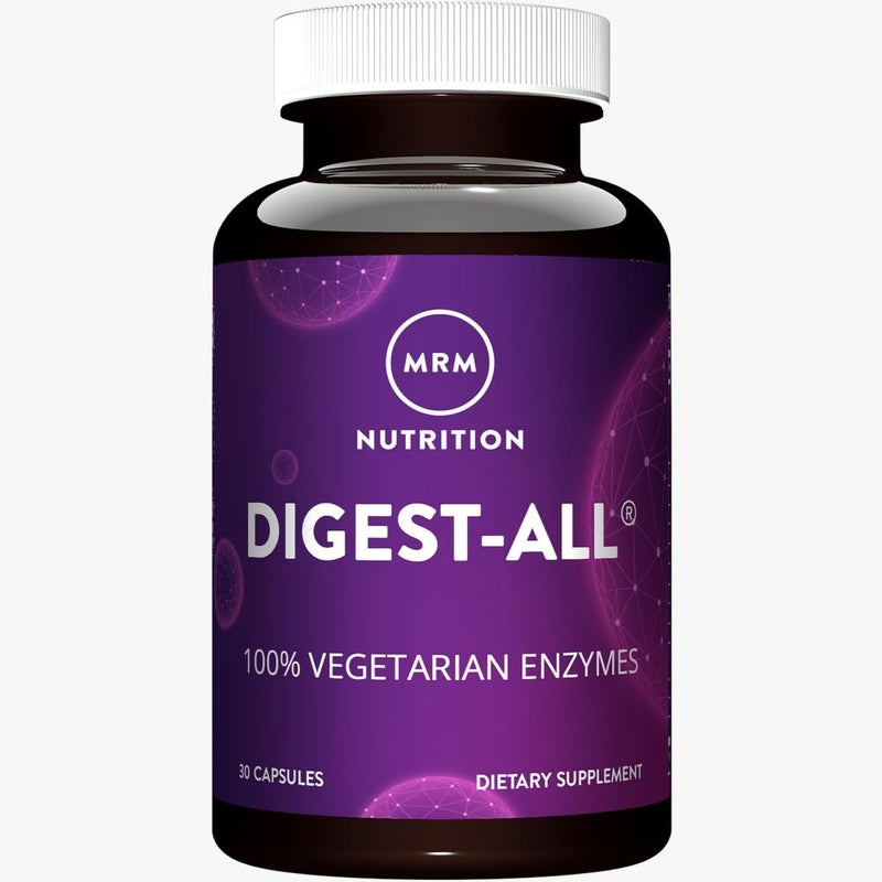 Nutrition DigestAll Digestive Enzymes Improved digestion and absorption Lactase Amylase Lipase May help with bloating and gas 100 Vegetarian GlutenFree 15 servings