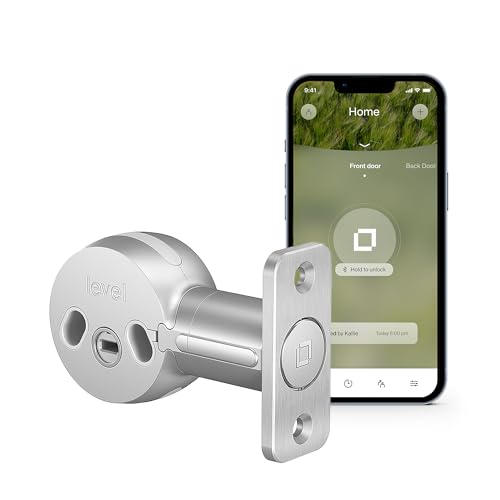 Level Bolt Smart Deadbolt - Make Your Lock Smart & Keep Your Existing Hardware and Keys - Keyless Entry via Level App (iOS & Android) - Works with Apple Home - Image 1