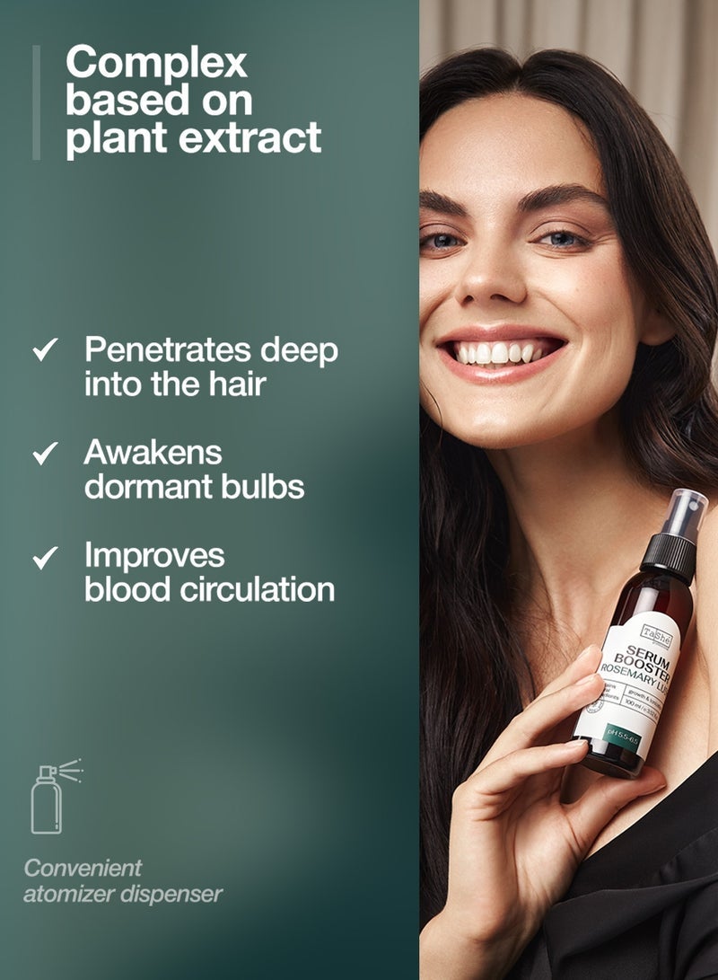 تاش مصل نمو الشعر إكليل الجبل | 3٪ ريدنسيل + 4٪ مركب أنريف | تركيبة مائية غير دهنية | إعادة نمو مرئية في 14 يوما | مانع DHT | 100 مل - Image 2