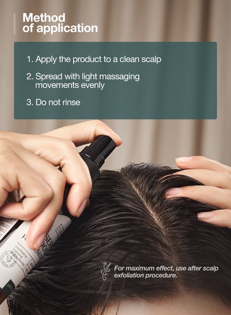 تاش مصل نمو الشعر إكليل الجبل | 3٪ ريدنسيل + 4٪ مركب أنريف | تركيبة مائية غير دهنية | إعادة نمو مرئية في 14 يوما | مانع DHT | 100 مل - Image 3