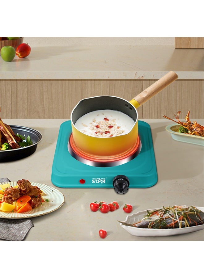 Winning Star Portable Single Burner Hot Plate with 15.5cm Cast Iron Plate ST-9635, 1000W, Adjustable 5-Step Temperature Control & Overheat Protection – Compact & Easy to Clean - Image 4