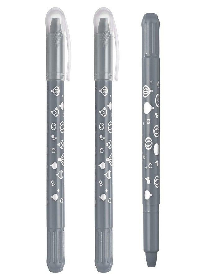 PATIKIL Gel Crayons, 3PCS Watercolor Crayons Silky Water Soluble Twist Bulk for Artists Coloring Drawing Painting, Gray Crayon - Image 1
