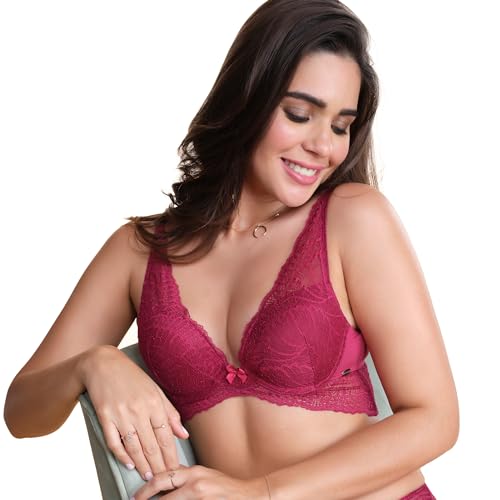 Enamor F091 Butterfly Cleavage Enhancer Plunge Push-Up Bra - Padded Wired Medium Coverage - Image 1