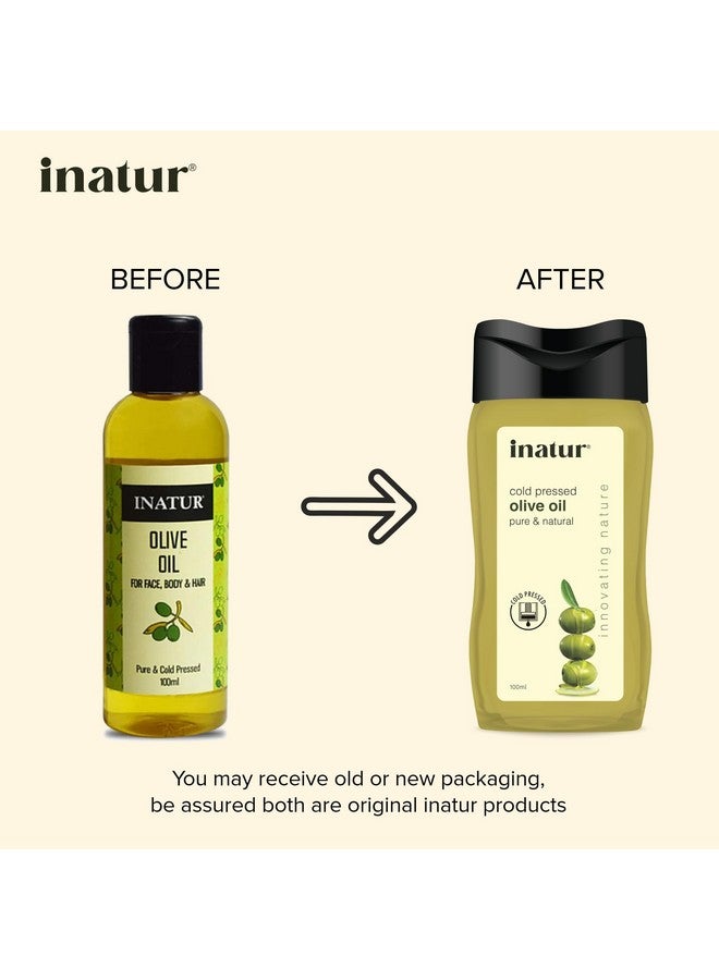 إناتور زيت زيتون إيناتور ١٠٠ مل - زيت زيتون عضوي، معصور على البارد، نقي ١٠٠٪ للعناية بالبشرة والوجه والشعر | زيت زيتون للشعر والبشرة، آمن للأطفال، زيت للجسم، مناسب لجميع أنواع البشرة - Image 2
