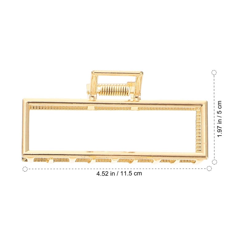 5pcs Metal Alloy Hair Claw Clips For Women Styling Accessories - Image 3