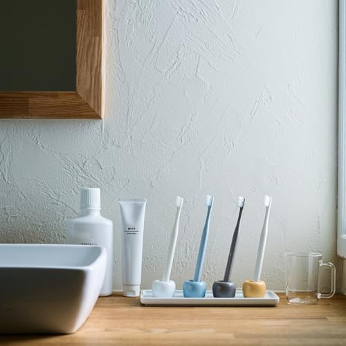 Muji Porcelain Toothbrush Stand (Gray) - Image 3