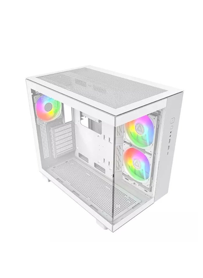 MONTECH MONTECH KING 65 PRO Mid-Tower ATX Gaming Case - White  - Image 1