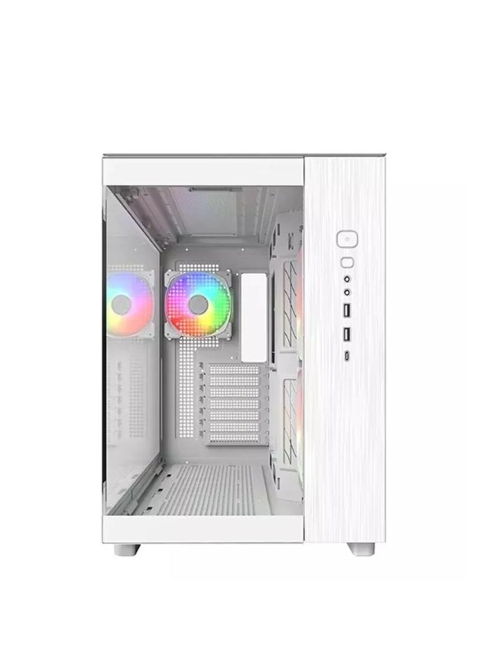 MONTECH MONTECH KING 65 PRO Mid-Tower ATX Gaming Case - White  - Image 2