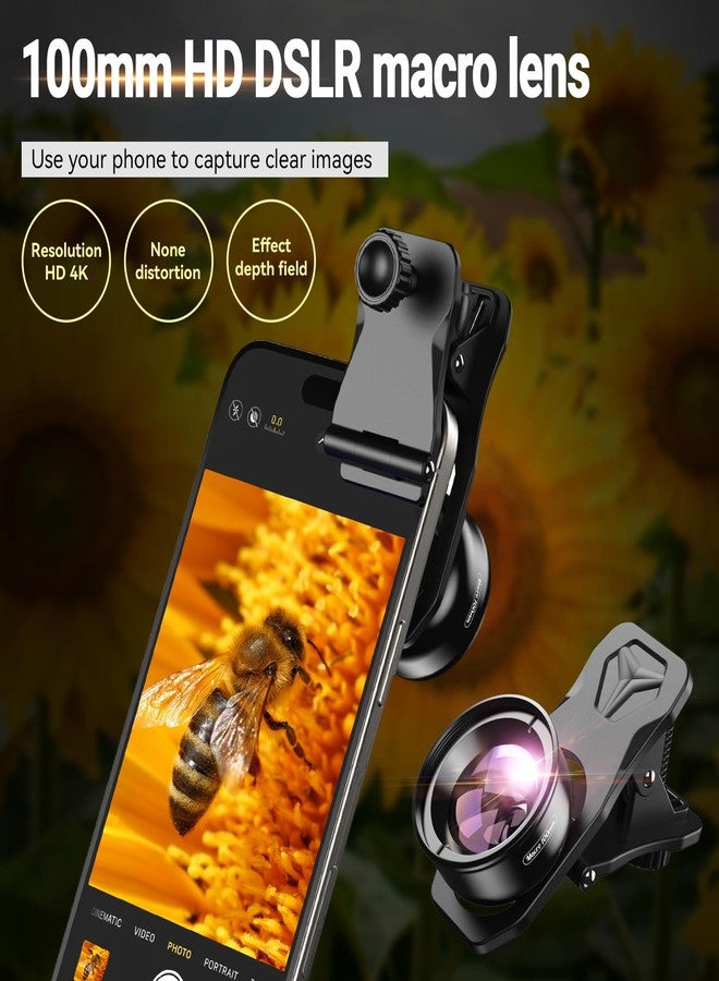 APEXEL Professional HD Macro Lens for Smartphone Compatible with iPhone, Pixels, Samsung Galaxy, Huawei, Xiaomi and Most Mobile Phones - Image 5