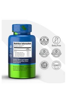 ORZAX Omega 3 Fish Oil  Heart, Eye, Joint, and Nerve & Brain Supplement 1200 mg 120 Softgels  - Image 2