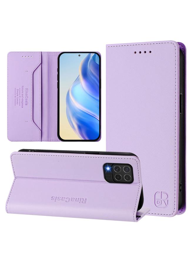 اس-توب جراب لهاتف Samsung Galaxy M62 / F62 4G RC01 جراب هاتف جلدي مزدوج الطي مزود بمغناطيس RFID - Image 1