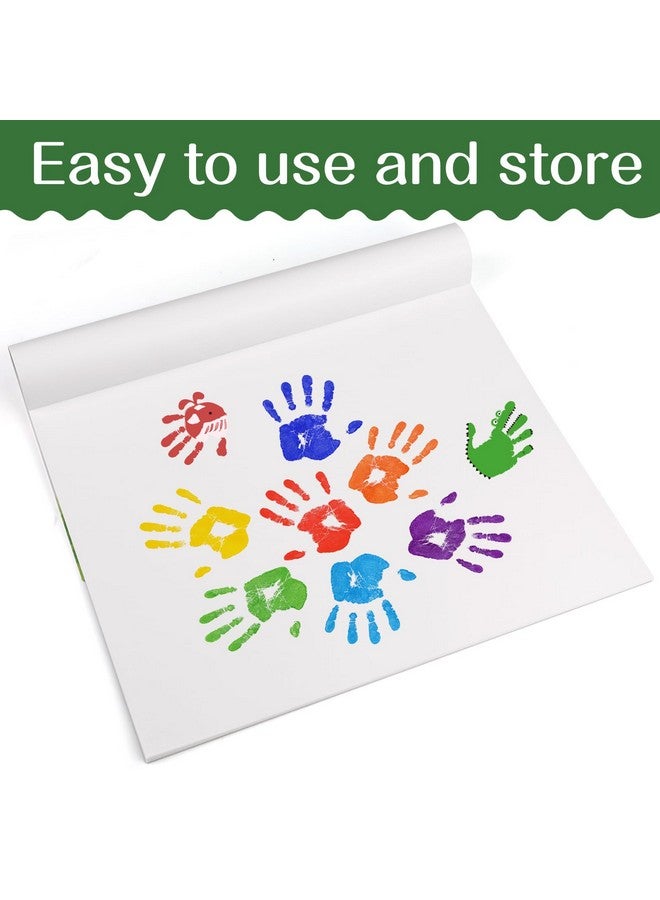 AROIC 36 Sheets Finger Paint Paper 11 x 14 inches, Paint Pad for Kids, Fingerpaint Paper For Toddlers And Kids, Kids Art Supplies, Art Paper Construction Paper for Finger Painting, Drawing - Image 4