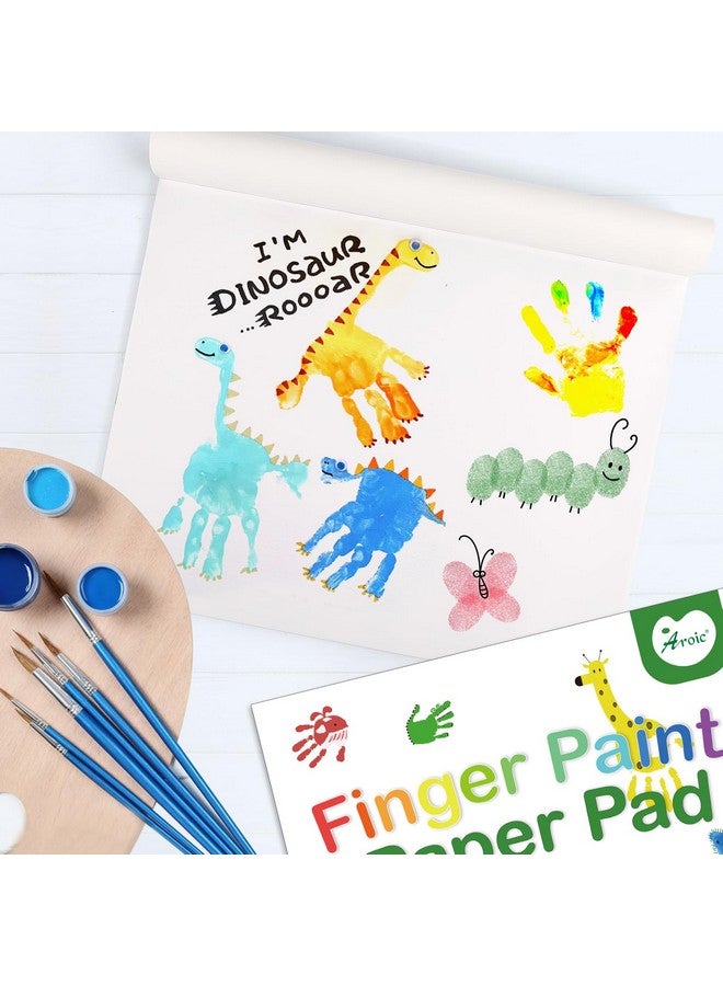 AROIC 36 Sheets Finger Paint Paper 11 x 14 inches, Paint Pad for Kids, Fingerpaint Paper For Toddlers And Kids, Kids Art Supplies, Art Paper Construction Paper for Finger Painting, Drawing - Image 5
