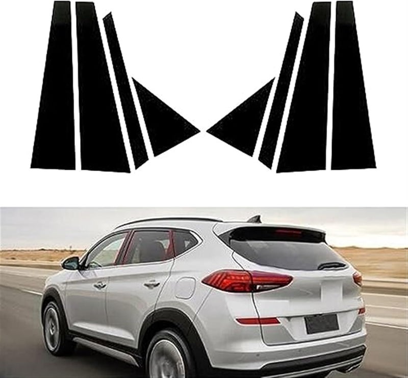 Wivplex Window Pillar Posts Trim for Hyundai Tucson - Image 3
