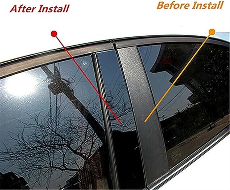Wivplex Window Pillar Posts Trim for Hyundai Tucson - Image 2