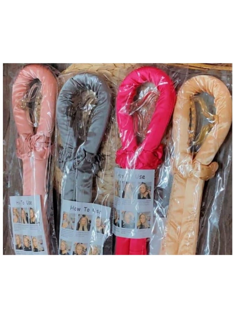 Hair satin kit for curly hair, 4 pieces Random color - Image 2