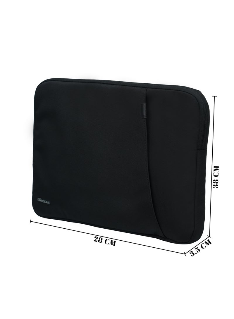 PRESIDENT Waterproof lightweight business laptop bag, can be divided into partitions to store MacBook Air, iPad, mouse and data cables, etc. ( PINK ) LBP6801D - Image 4