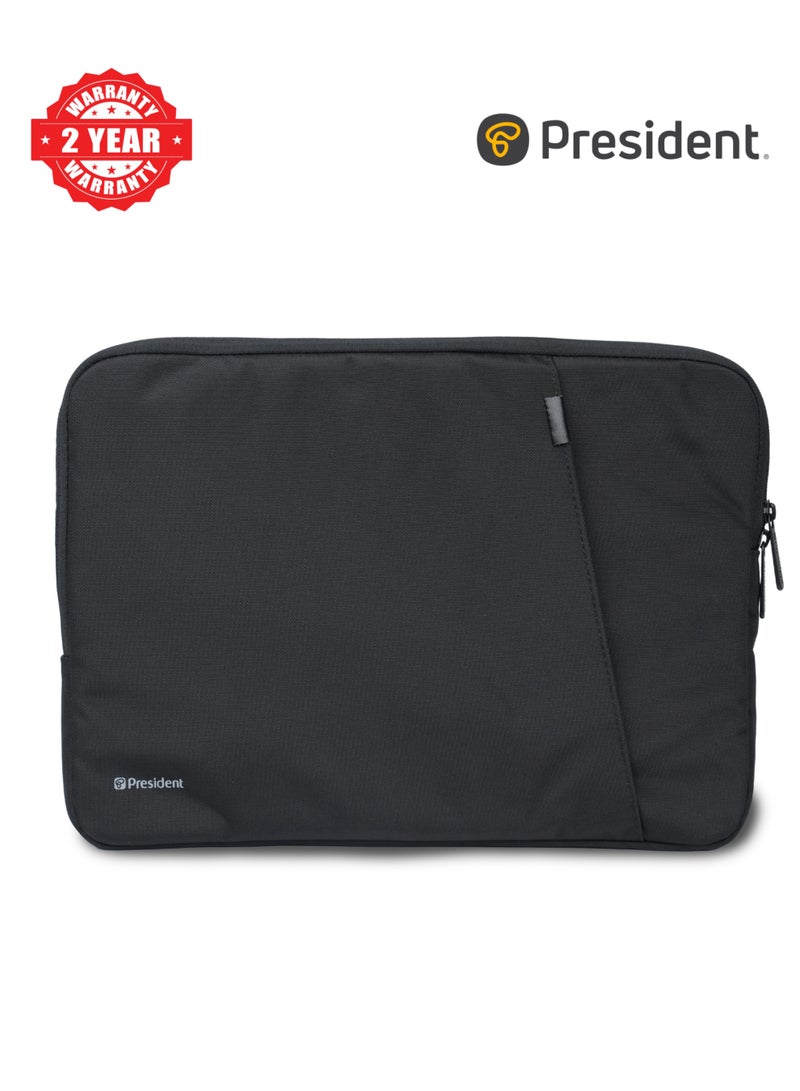 PRESIDENT Waterproof lightweight business laptop bag, can be divided into partitions to store MacBook Air, iPad, mouse and data cables, etc. ( PINK ) LBP6801D - Image 1