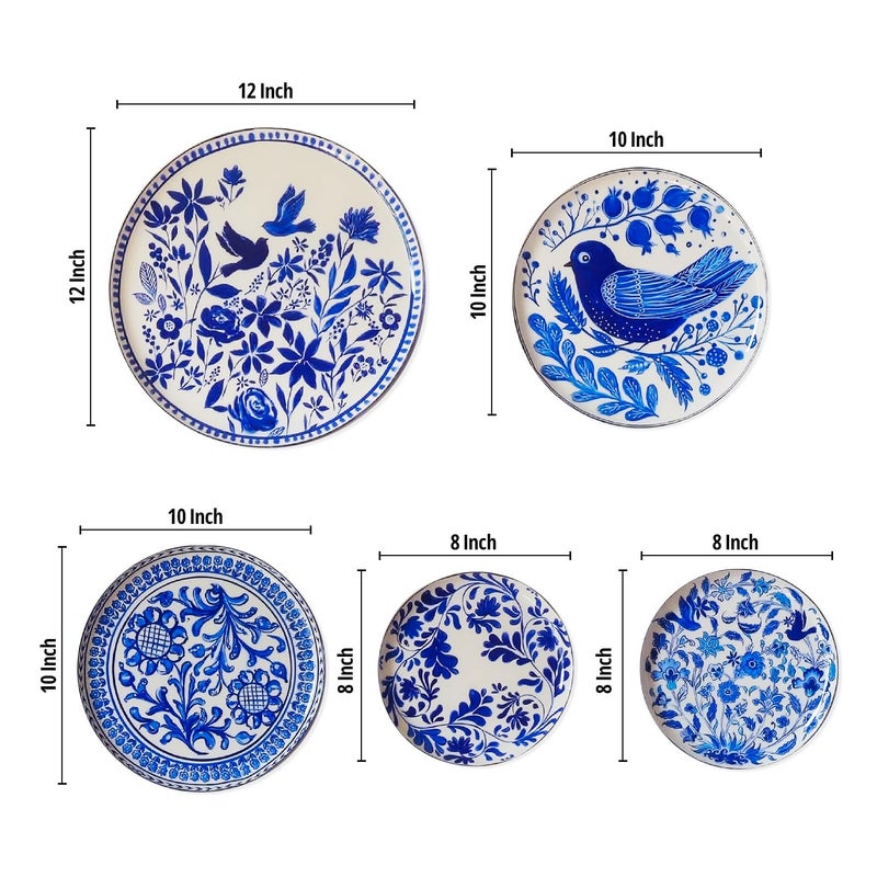 RITUALISTIC RITUALISTIC Holland Wall Plates Paintings Perfect Home Decor and Wall Decor Items for Your Hall and Living Room Set of 5 Gift Items  - Image 4