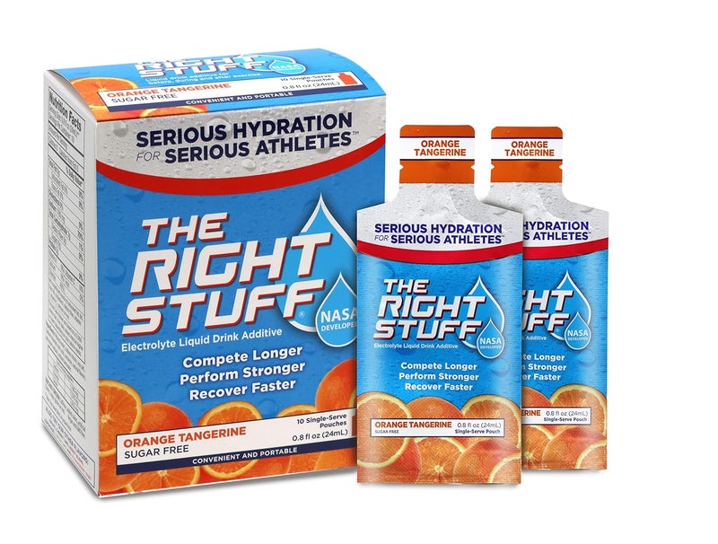 The Right Stuff electrolyte drink concentrate  10 Pouch Box  Orange Tangerine - Image 1