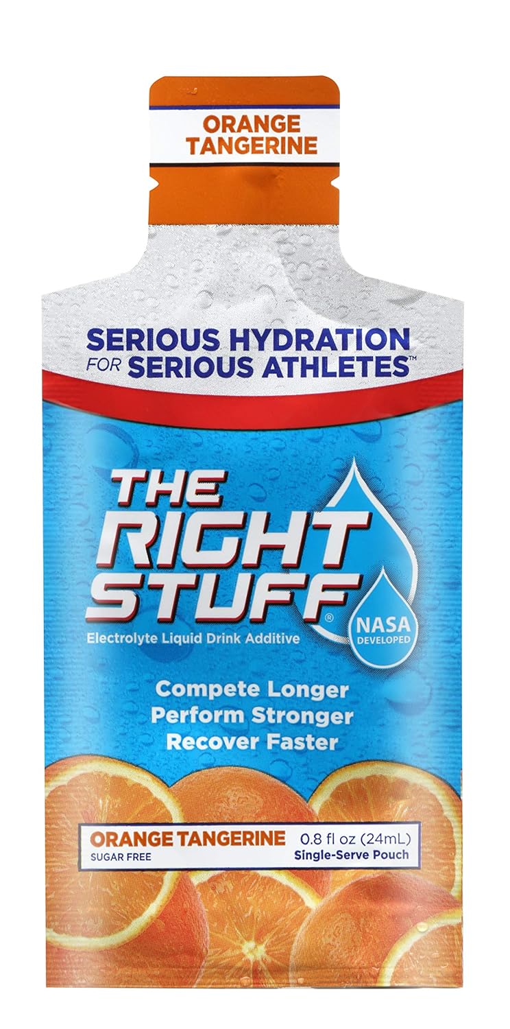 The Right Stuff electrolyte drink concentrate  10 Pouch Box  Orange Tangerine - Image 2