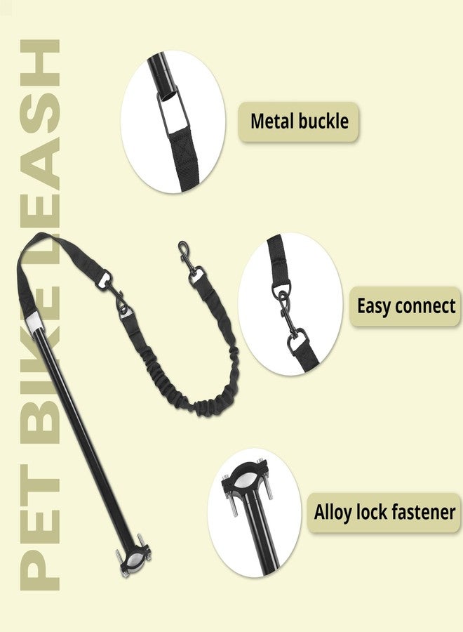 ZEMBSOYA Dog Bike Leash, Dog Hands Leash for Bike Riding, Retractable Attachment for Pet, Quick Install and Remove - Image 3
